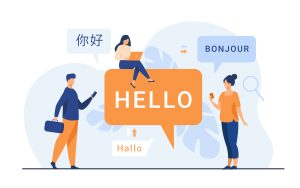 People-using-online translation-app